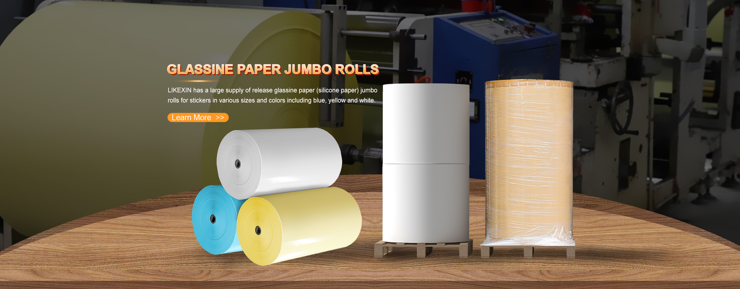 Glassine Paper Jumbo Rolls