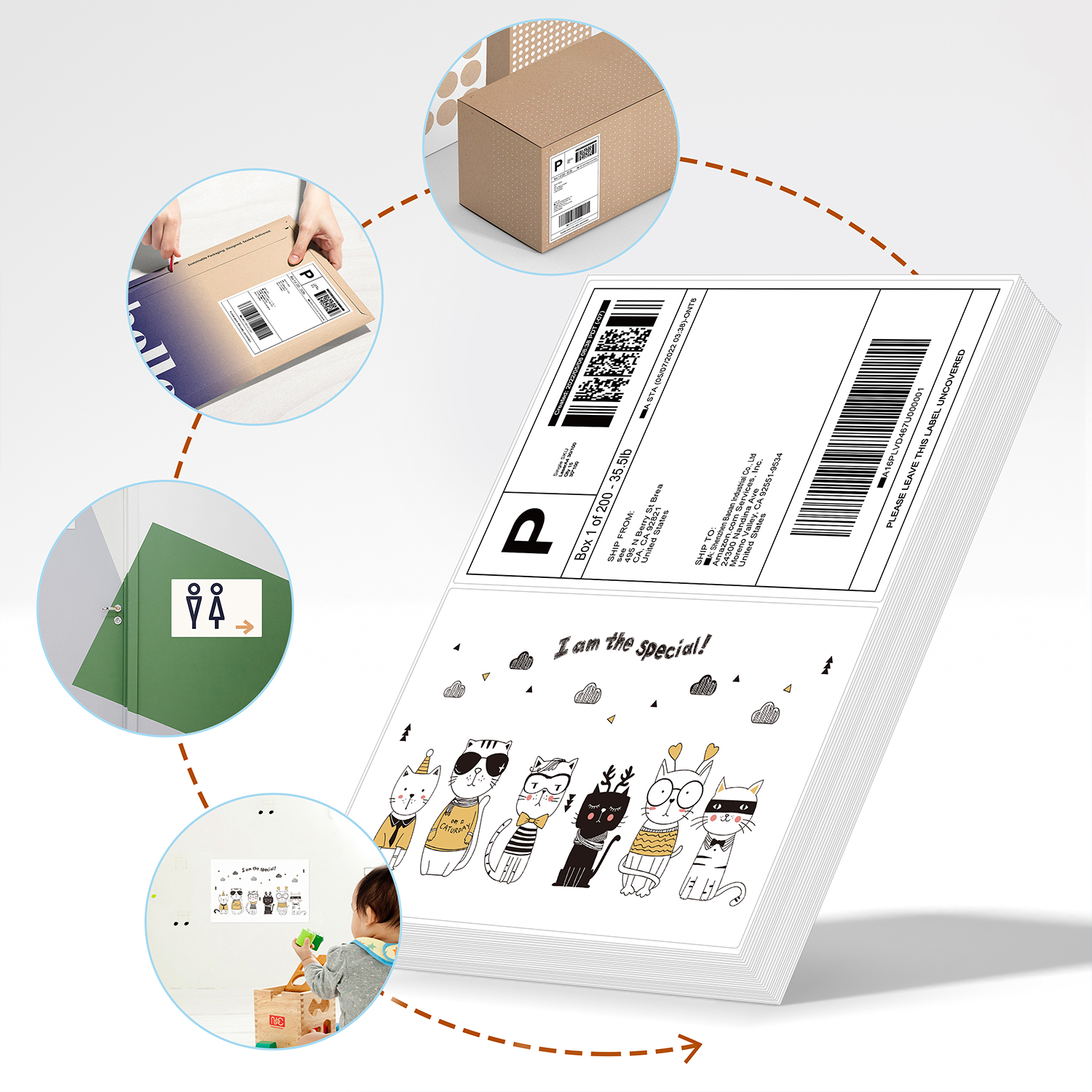 Self-adhesive Laser Printing Paper