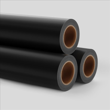 Black PVC Self-adhesive