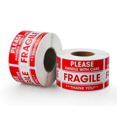Warning & Fragile Label